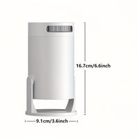 High-Definition Projector,  Fast Focus, 180° Rotation, Compatible with Mobile Phones, Tablets, Computers