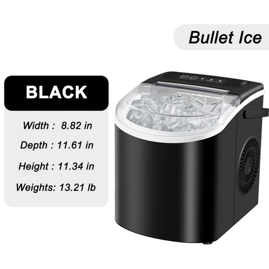 26lb/24h Desktop Ice Maker US Plug