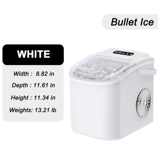 26lb/24h Desktop Ice Maker US Plug