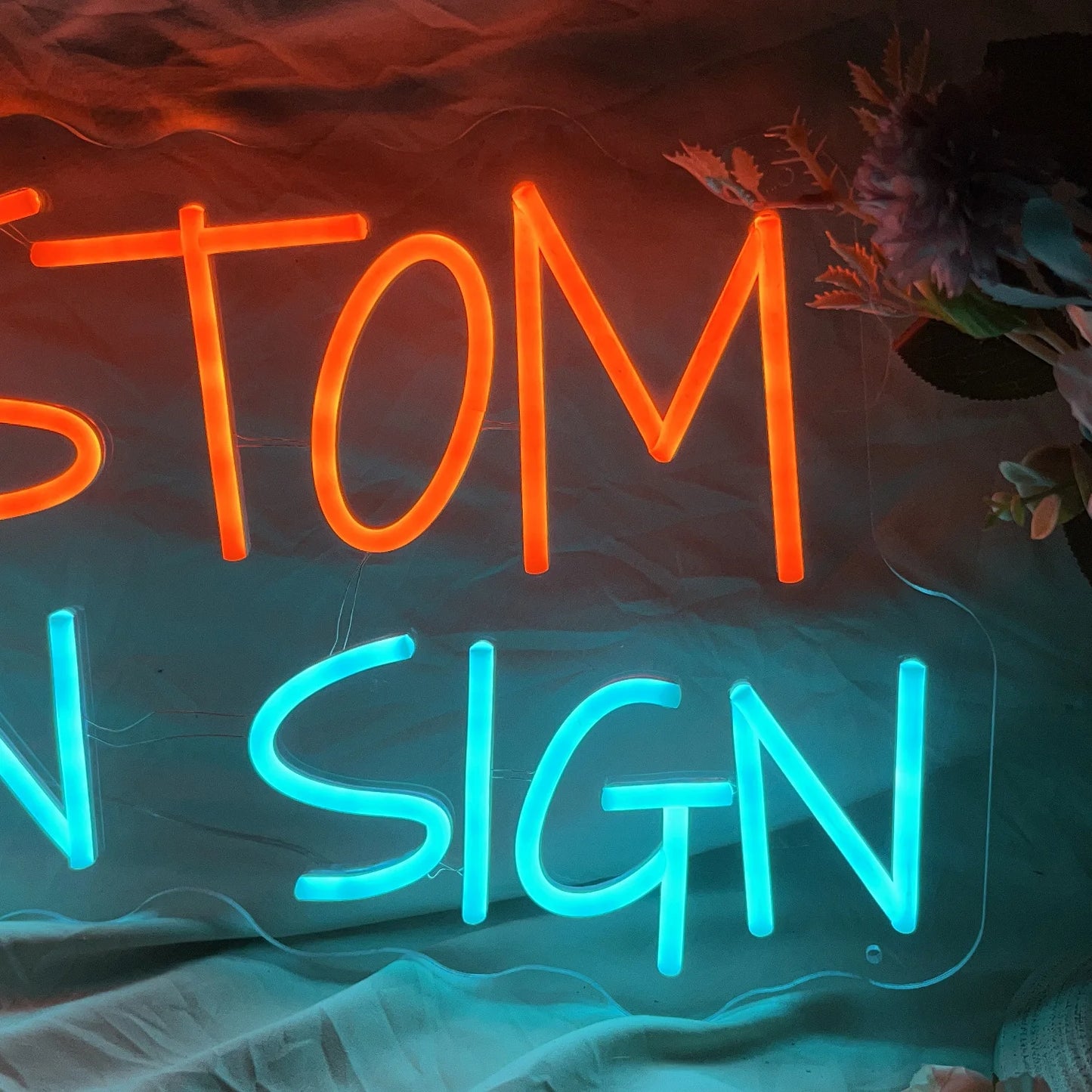 Custom Neon Sign Wedding Decoration Neon Happy Birthday Children's Gifts Room Home Bedroom Neon Wall Decor Led Light Letters