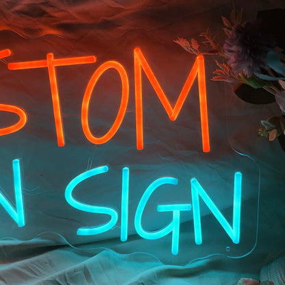 Custom Neon Sign Wedding Decoration Neon Happy Birthday Children's Gifts Room Home Bedroom Neon Wall Decor Led Light Letters