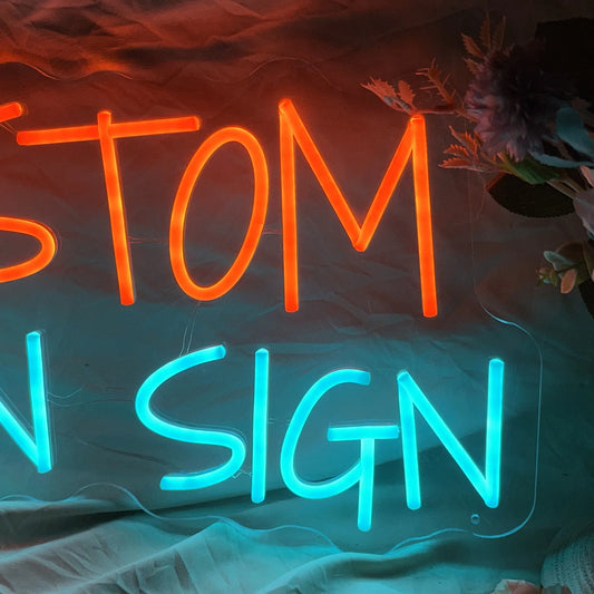 Custom Neon Sign Wedding Decoration Neon Happy Birthday Children's Gifts Room Home Bedroom Neon Wall Decor Led Light Letters