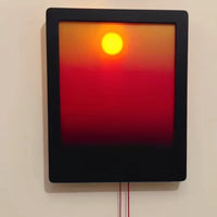 Sunrise Sunset Adjustable Wall Lamp Pull Rope Night Light for living/Bedroom Decor Gift