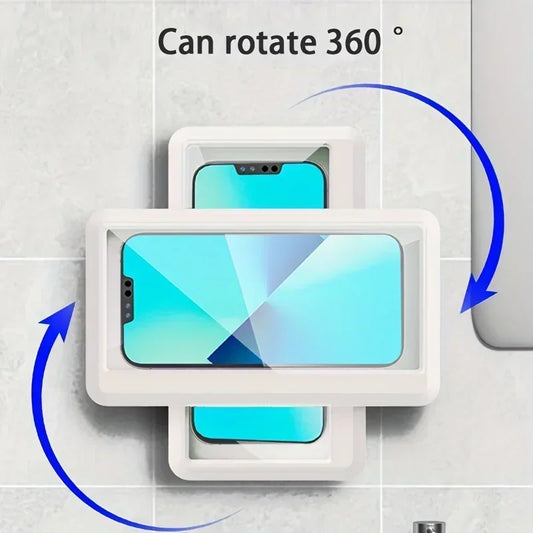 360 Rotation Waterproof and Anti-fog Mobile Phone Case for Bathroom Shower Phone Holder Waterproof